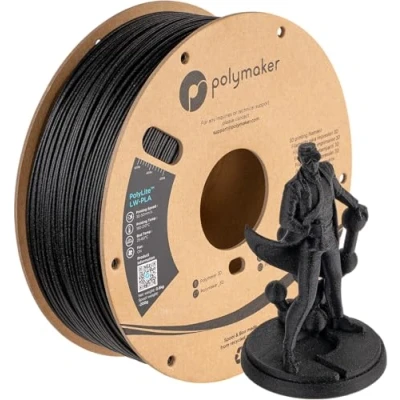 Abbildung von Polymaker PolyLite LW PLA 1.75mm 800g Schwarz
