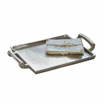 Abbildung von Mirabeau Tablett Connaire silber, Aluminiumguss