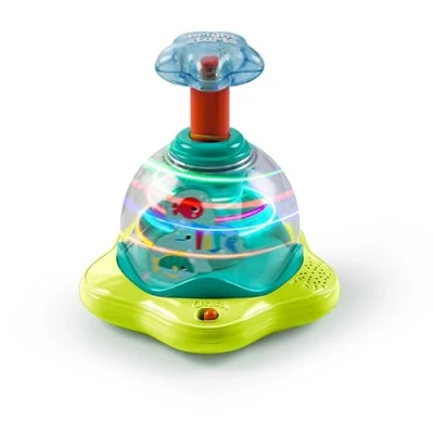 Abbildung von Bright Starts Kreisel Press &amp; Glow Spinner™, mit Licht und Sound