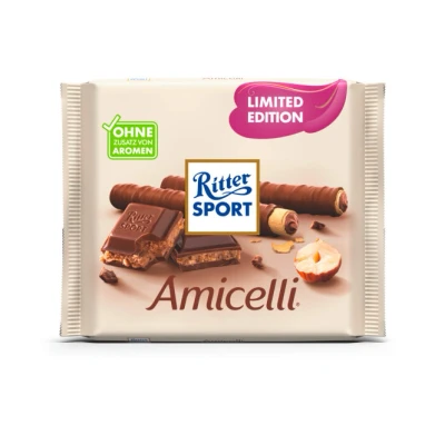 Abbildung von 3 er Pack Ritter Sport Amicelli x 100g Schokoladen Tafel