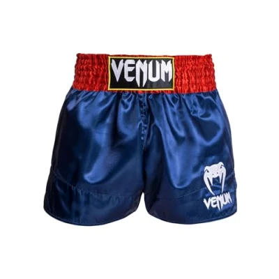Abbildung von Venum Classic MUAY THAÏ Short kurze Sporthose, Herren, Größe: Large, Blue/red/white