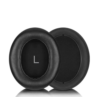 Abbildung von INF Lammfell Ohrpolster mit Schnalle für Sennheiser Momentum 3, Effektive Geräuschisolierung EIN intensives Hörerlebnis, Verbesserter Klang, Lammleder