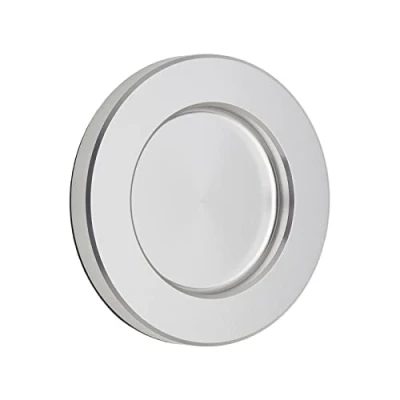 Abbildung von SO TECH® Türgriff Schiebetürgriff TEYO selbstklebend (3M VHB), Edelstahloptik Ø 70 x 8 mm für Glas Türen &amp; Zimmertüren