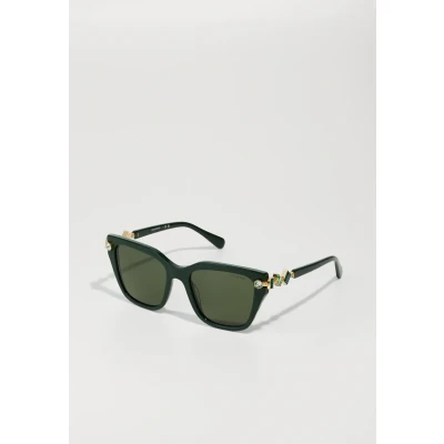 Abbildung von Swarovski Damen SK6041 102671 Gläser SONNENBRILLEN Acetat Grün Geometrisch Normal