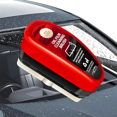 Abbildung von Einesin 120 Ml Glass Cleaning Board, Autoglas öLfilmreiniger Auto, Ölfilm Entferner Für Windschutzscheiben, Oil Film Brush Windschutzscheiben,Autoscheiben Und Spiegel