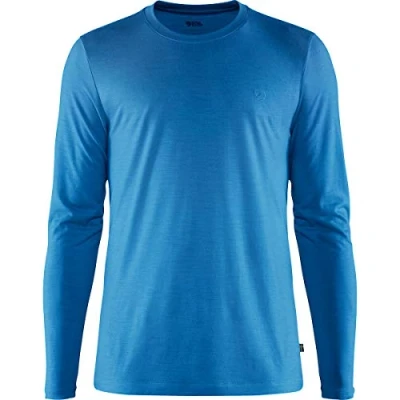 Abbildung von FJALLRAVEN Herren Abisko Wool Ls M T Shirt, blau (UN Blue), L