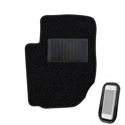 Abbildung von moto MOLTICO Fahrer Fußmatte Auto Velours Fahrerseite Autoteppiche Schwarz Fahrermatte 1 teilig passend für Land Rover Freelander I 1998 2006