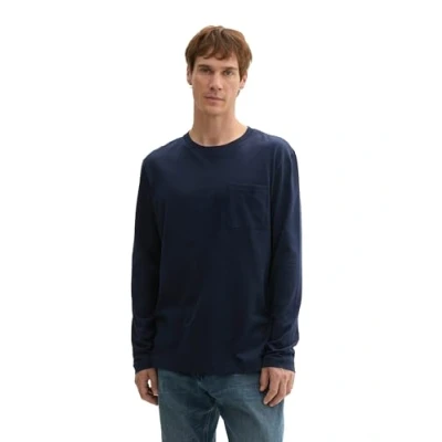 Abbildung von TOM Tailor Langarmshirt, Herren, Größe: XL, Sky captain blue
