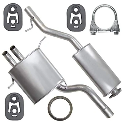 Abbildung von Auspuffanlage Schalldämpferset Auspuff für Mercedes C180 C200 CL203 1.8 2.0