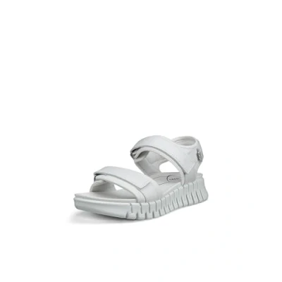 Abbildung von ECCO Gruuv SOL Plateausandalette, Damen, Größe: 37, White Schuhe