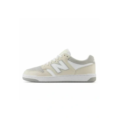 Abbildung von New Balance Sneaker low, Herren, Größe: 43, Grey beige Leder und textil