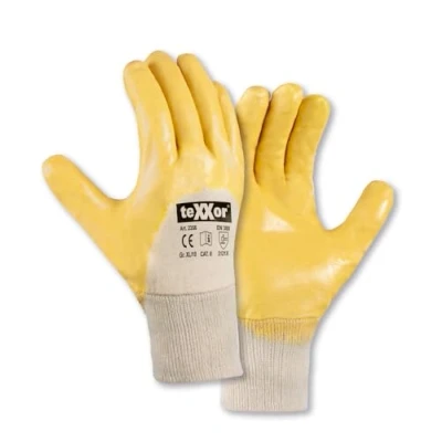 Abbildung von 288 Paar Nitril Handschuhe Strickbund teXXor® 2356 Größe 10