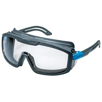 Abbildung von uvex Arbeitsschutzbrille i guard 9143266 Schutzbrille Grau, Blau