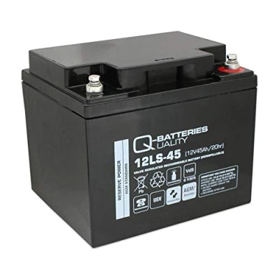 Abbildung von Q Batteries 12LS 45 12V 45Ah Blei Vlies Akku / AGM VRLA mit VdS