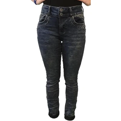 Abbildung von Buena Vista Damen Jeans Tummyless Z Stretch Denim (DE/NL/SE/PL, Alphanumerisch, S, Regular, Anthracite Denim)