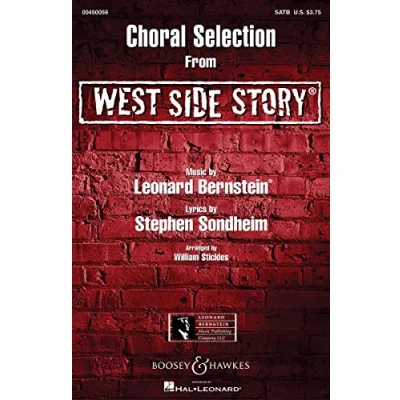 Abbildung von West Side Story: Choral Selections. gemischter Chor (SATB) und Klavier. Chorpartitur.