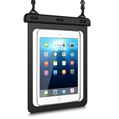 Abbildung von HopMore Wasserdicht Hülle,Staubdicht wasserdichte Tasche Durchsichtig Schutztasche für iPad 9/8/7 10.2&quot;, Pro 9.7,iPad Air 1/2/3, Lenovo M10,Samsung Tab A8/S6 Lite/A7 Lite,Huawei(8.1 10.5 Zoll)