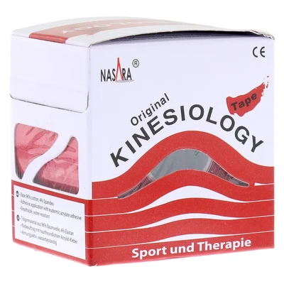 Abbildung von Nasara Kinesiotape 5 cmx5 m rot 1 St