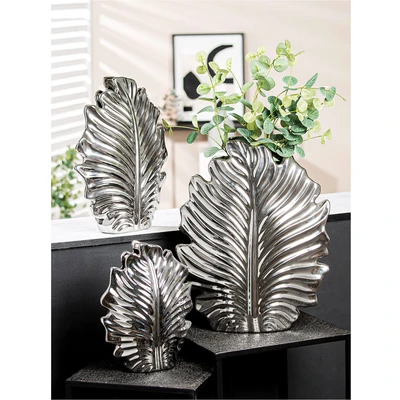 Abbildung von GILDE Bodenvase &quot;Vase &quot;Monstera&quot; H. 45 cm&quot;, (1 St.)