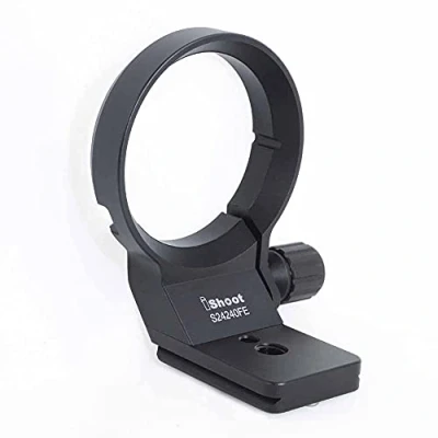 Abbildung von iShoot Stativ Halterungsring für Sony FE 24 240 mm F3.5 6.3 OSS Objektiv, Halterung mit Schnellwechselplatte, kompatibel Kugelkopf von ARCA SWISS/PMG Fit