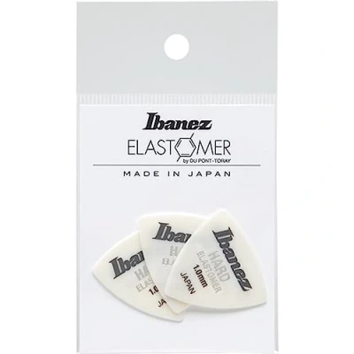 Abbildung von IBANEZ Elastomer Triangel Plektren 1mm Hart 3 Stück (BEL8HD10)