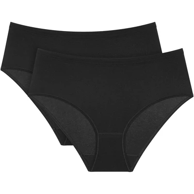 Abbildung von Triumph Slip Sense Of Cotton Midi 2P (2er Pack) weich und ohne Seitennaht