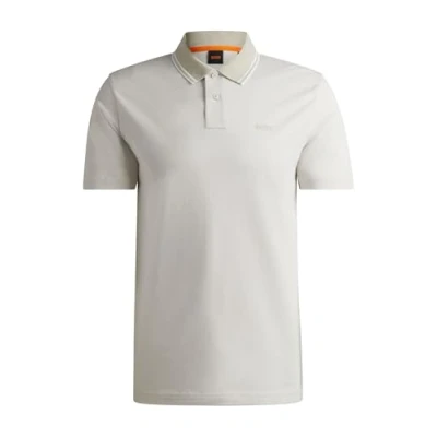 Abbildung von BOSS Poloshirt, Herren, Größe: Medium, Light beige