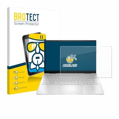 Abbildung von BROTECT Schutzglas für HP Pavilion x360 2 in 1 (14 ekX) Schutzfolie Panzer Folie Glas [Extrem Kratzfest 9H, Anti Fingerprint, Ultra Transparent]