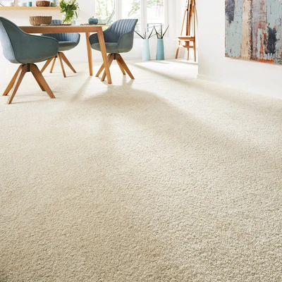 Abbildung von Andiamo Teppichboden &quot;Softness&quot;, rechteckig, Uni Farben, Breite 400 cm, besonders weich, Wohnzimmer, Schlafzimmer