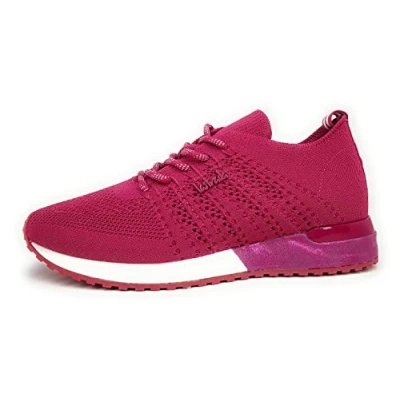 Abbildung von La Strada Sneaker low, Damen, Größe: 37, Fuchsia knitted Schuhe