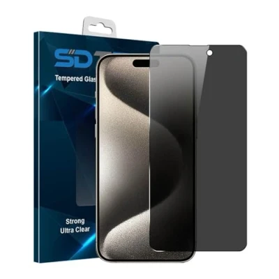 Abbildung von SDTEK Sichtschutz Für iPhone 15 Pro Max, Displayschutz Aus Gehärtetem Glas, Anti Spähen