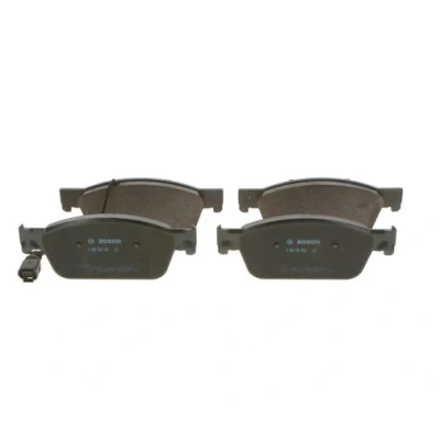 Abbildung von BOSCH 0 986 494 553 Bremsbelagsatz Low Metallic mit integriertem Verschleißwarnkontakt Montageanleitung, Anti Quietsch Blech, Kolbenclip