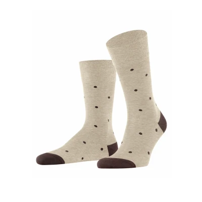 Abbildung von Falke DOT SO Socken, Herren, Größe: 39 42, Taupe mel