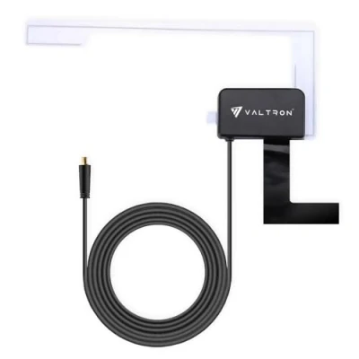 Abbildung von VALTRON DAB+ Antenne V1 mit MCX Anschluss, Scheibenantenne Externe hochgewinnende, Digtial DAB Autoradio 3m Kabel, Glass Montage für Blaupunkt, Pioneer, Kenwood, Alpine