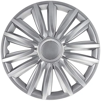 Abbildung von AUTO STYLE Satz Radzierblenden Intenso Pro 13 Zoll Silber + Chrom Ringe