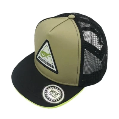 Abbildung von maximo Kids Cap, Big Patch snap Back Verschluß 55/ 57 Tee/schwarz