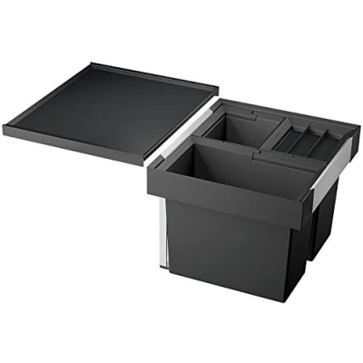 Abbildung von Blanco Mülltrennsystem Flexon II 50/3, Kunststoff, Stahlblech, 500 mm Untermass