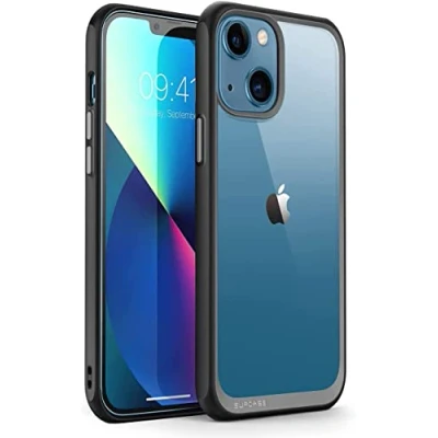 Abbildung von SupCase Slim Hülle für iPhone 13 (6.1&quot;) Case Premium Handyhülle Transparent Schutzhülle Dünn Backcover [Unicorn Beetle Style] 2021 Ausgabe (Schwarz)