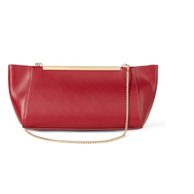 Abbildung von The Drop Harlei Framed Clutch, Dunkelrot, Einheitsgröße