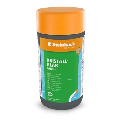 Abbildung von STEINBACH Pool Poolpflege Kristallklar Algezid, Aktivsauerstoff, 1 Ltr