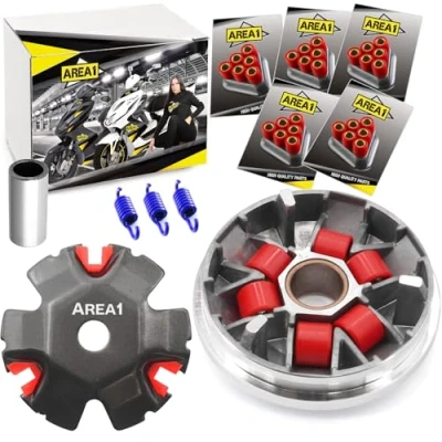 Abbildung von Area1 Tuning Variomatik Set für 50ccm 2 Takt. kompatibel mit Speedfight 3 4 Jetforce Citysta, Django Elystar Ludix Kisbee Looxor New Vivacity TKR Streetzone