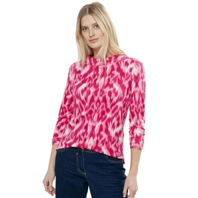 Abbildung von Cecil Damen T Shirt aus Baumwolle pink sorbet M