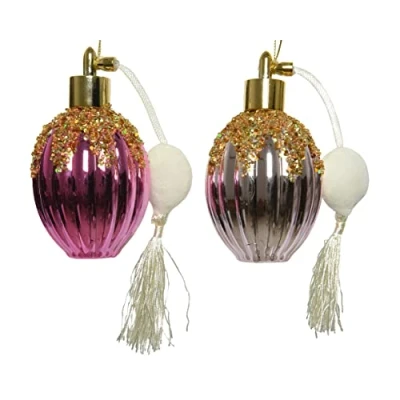 Abbildung von Flasche plc d6.30h12.10 cm Pulver rosa Weihnachten Decoris