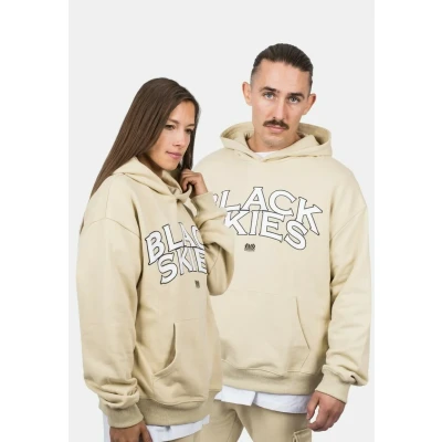 Abbildung von Blackskies Oversized Kapuzenpullover beigeblack, Größe: XL, Beige black