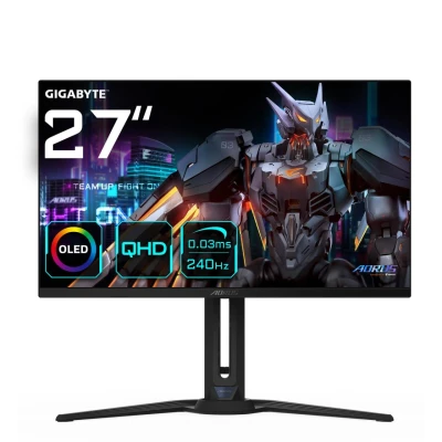 Abbildung von Gigabyte AORUS FO27Q2 Gaming Monitor (67,8 cm/27 &quot;, 2560 x 1440 px, QHD, 0,03 ms Reaktionszeit, 240 Hz, OLED)