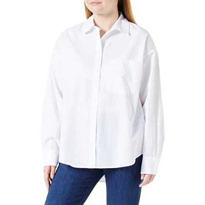 Abbildung von DeFacto Damen U7763AZ Tunic Shirt, White, M