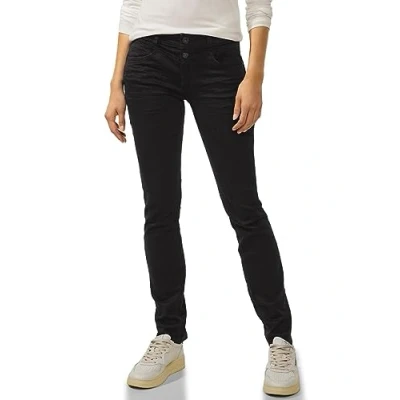 Abbildung von Street One Dunkle Casual Jeans Slim Fit, Damen, Größe: 25x32, Schwarz