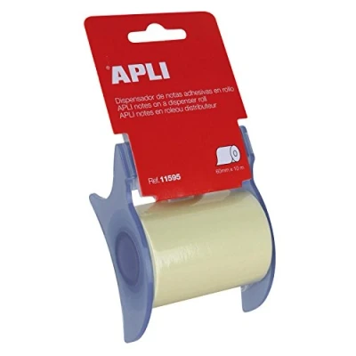 Abbildung von apli agipa 48800 Schlauchwagen Noten wiederverwendbar Klebeband 60 mm x 10 m Klinge Kunststoff verschiedene Farben
