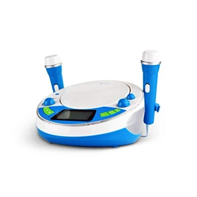 Abbildung von X4 TECH Kinder CD Player Bobby Joey JamBox blau