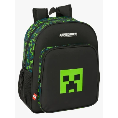 Abbildung von Minecraft TNT Schulrucksack für Kinder, anpassbar an Kinderwagen, ideal Kinder im Schulalter, bequem und vielseitig, Qualität Widerstandsfähigkeit, 32 x 12 38 cm, bunt, M, Casual